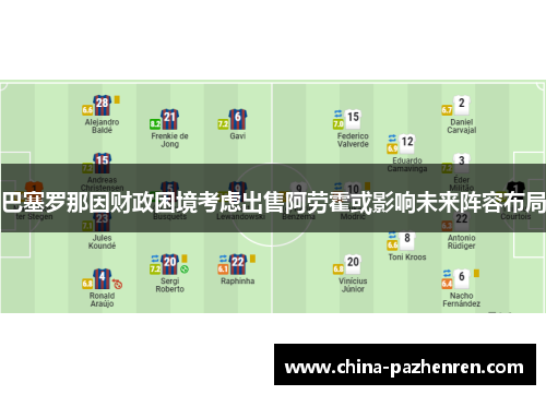 巴塞罗那因财政困境考虑出售阿劳霍或影响未来阵容布局 巴塞罗那因财政困境考虑出售阿劳霍或影响未来阵容布局